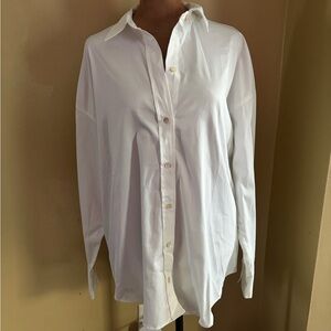 Lilly Pulitzer White Casual Button Down Shirt